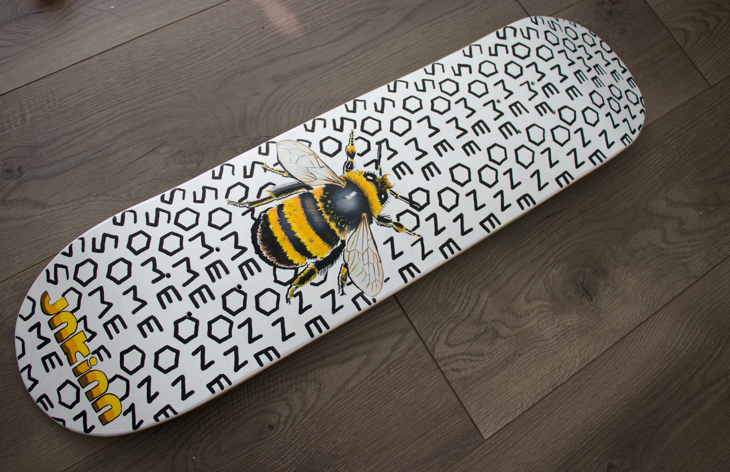 "Be Someone" Original Acrylic Painting on Skateboard Deck