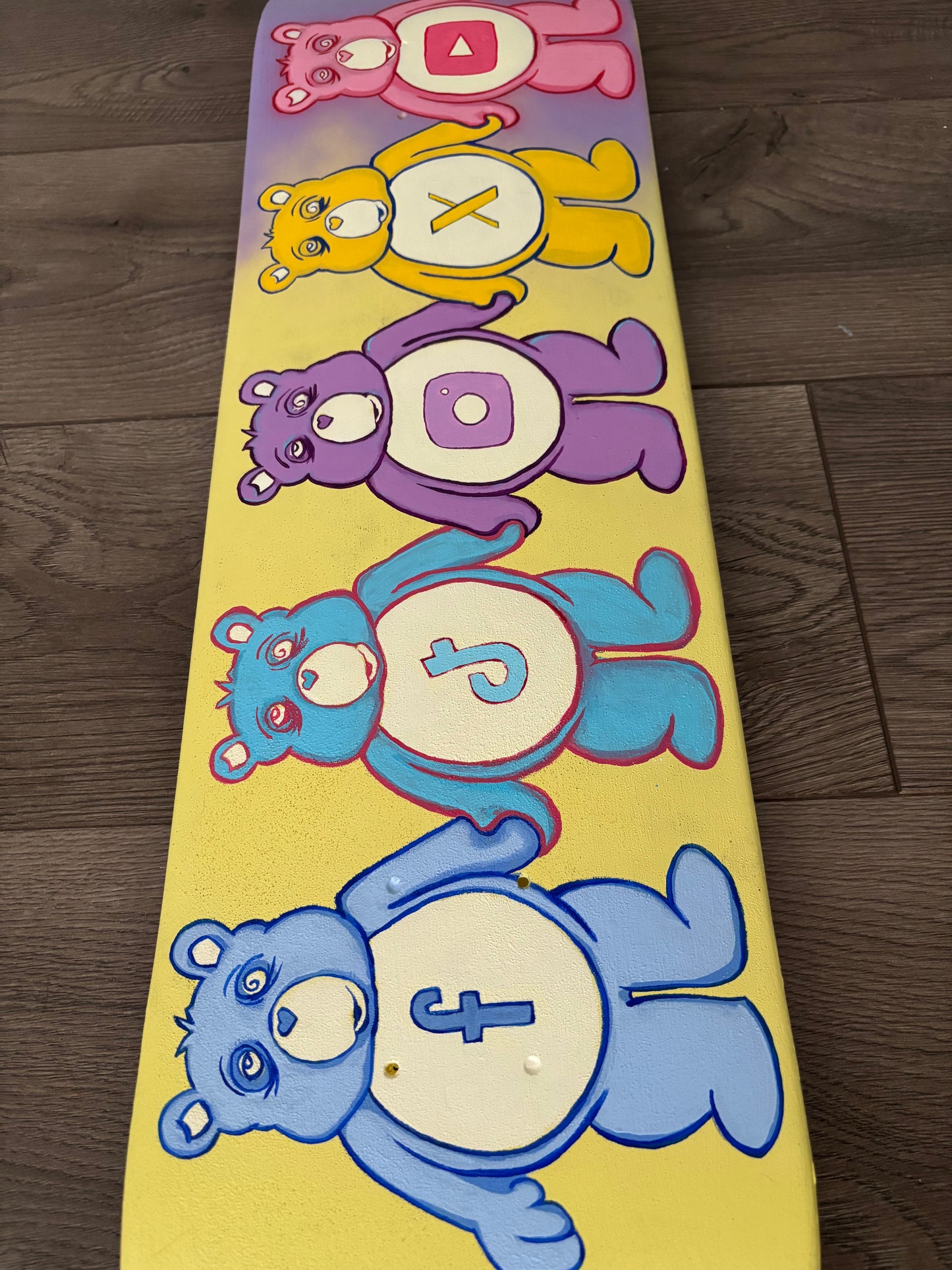 Social Bear Stare Skateboard