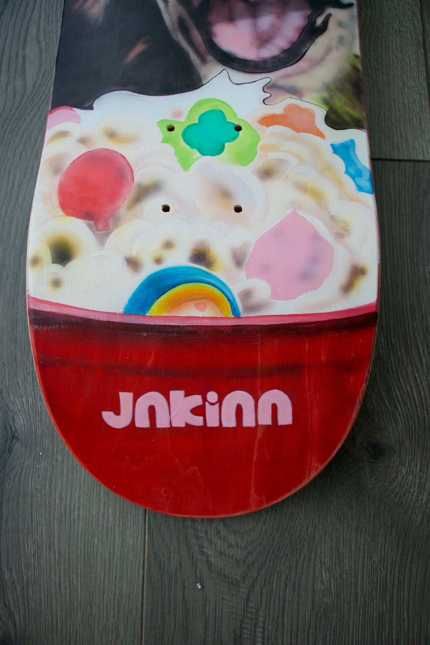 "Trinity" Warwick Davis Leprechaun Lucky Charms Mashup Skateboard