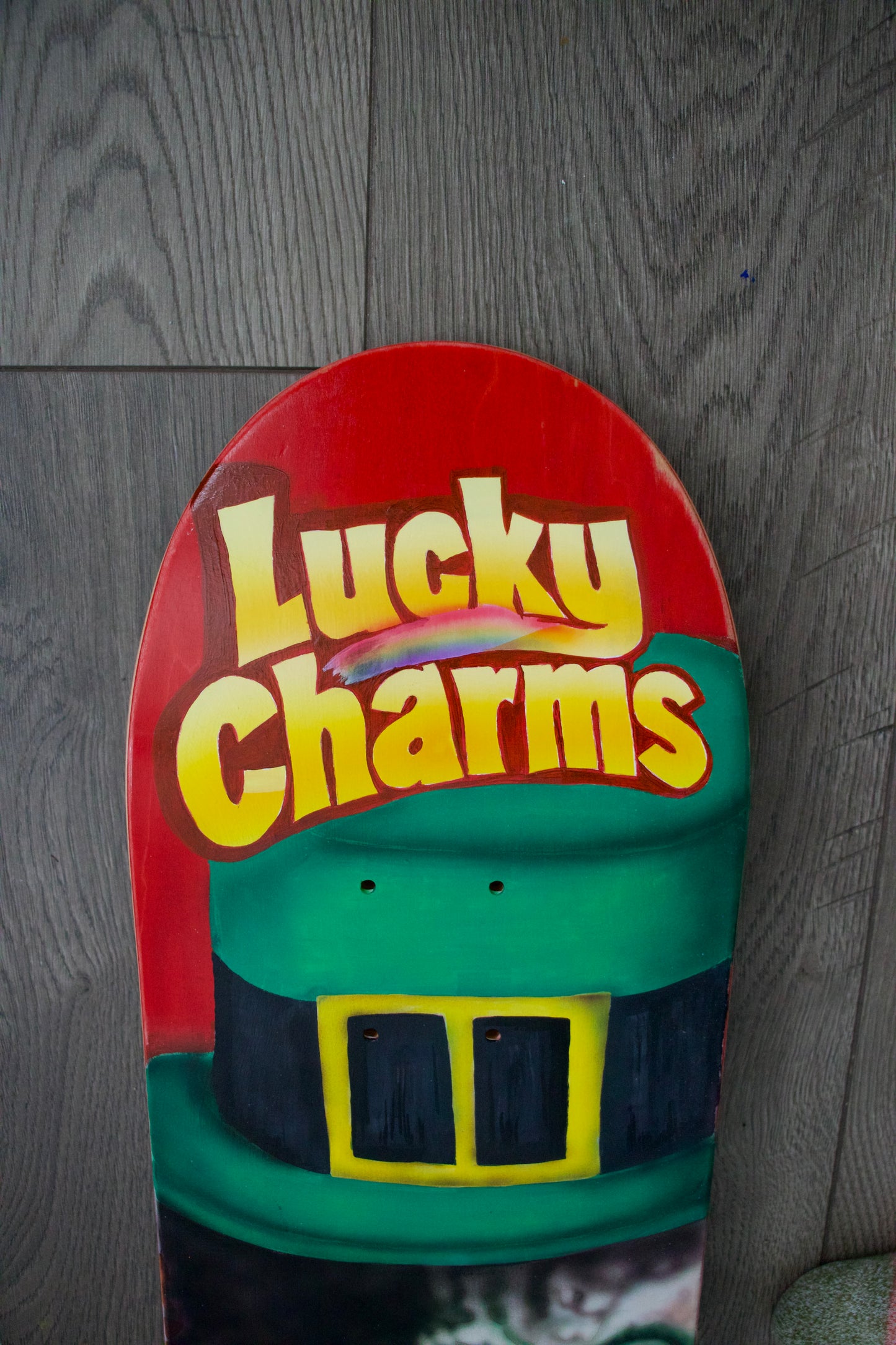"Trinity" Warwick Davis Leprechaun Lucky Charms Mashup Skateboard
