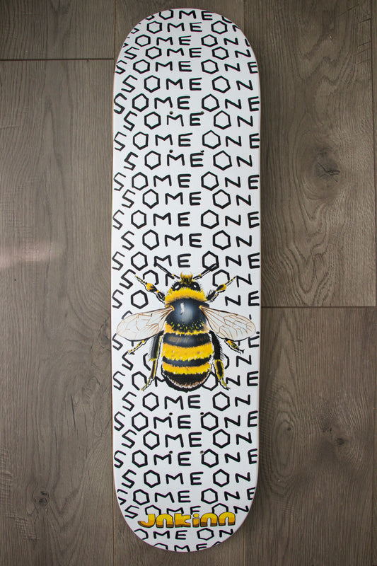 "Be Someone" Original Acrylic Painting on Skateboard Deck
