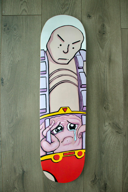 "NPC" Wojak NPC as Krang Android Body Painting