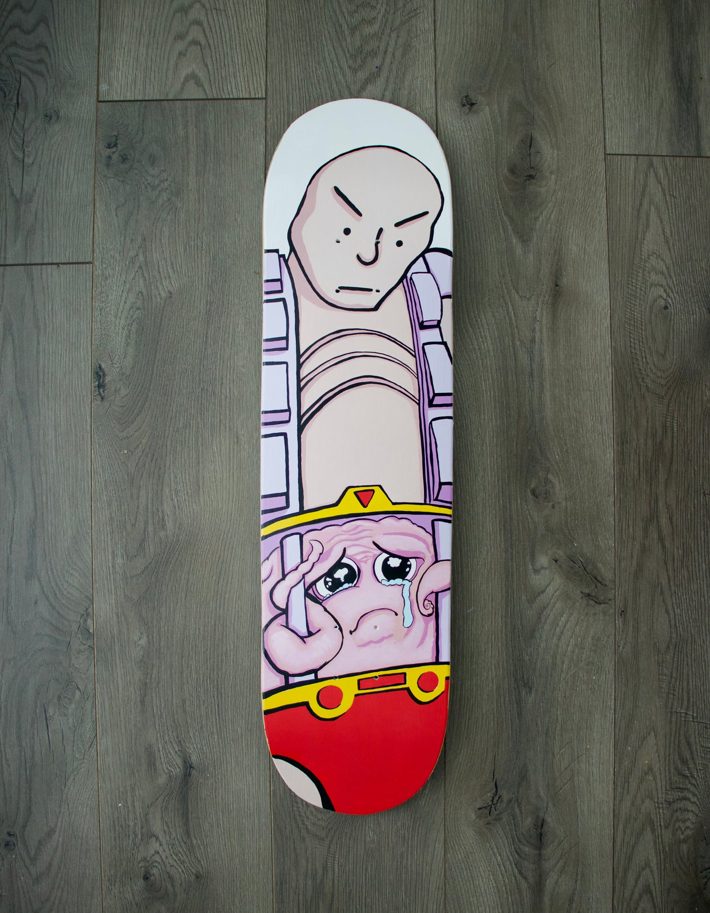 "NPC" Wojak NPC as Krang Android Body Painting